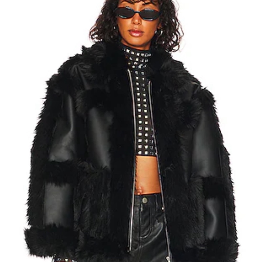 Women's Black Faux Fur Jacket Sold Out Everywhere